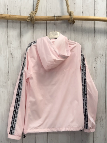 New Balance  Jacke Gr. S  rosa Kapuze schwarz weißes Band mit Schrift 