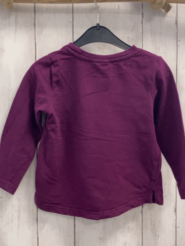 Manguun  Pullover  Gr. 104  brombeere Cupcake weiße Sterne 