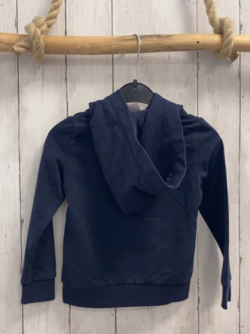 H&M  Pullover  Gr. 98  blau Kapuze Einhorn