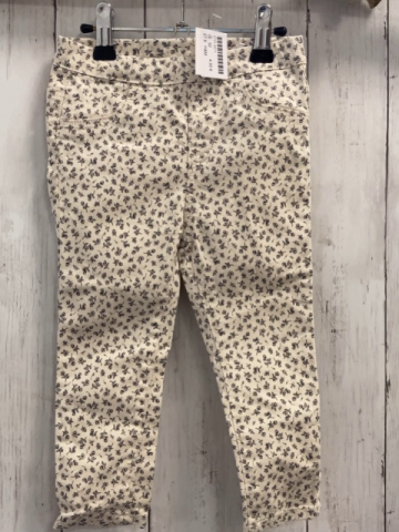 H&M  Jeggings  Gr. 92  weiß Blumen