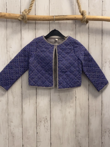 Esprit  Sweatjacke  Gr. 92  lila + weiß lila Druck 