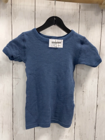 Dilling  U-Hemd  Gr. 98  blau Schurwolle 