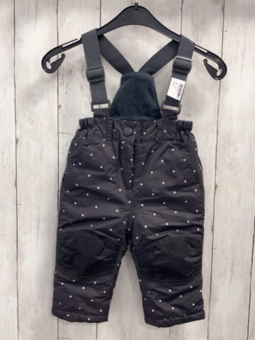   Schneelatzhose  Gr. 74  grau weiße Sterne 