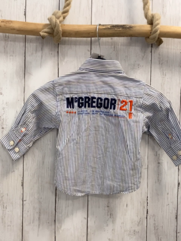 McGregor  Hemd  Gr. 68  weiß blaue Streifen