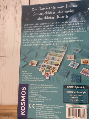 neu  Spiel Die Geschichte vom Kleinen Siebenschläfer, der nicht einschlafen konnte 