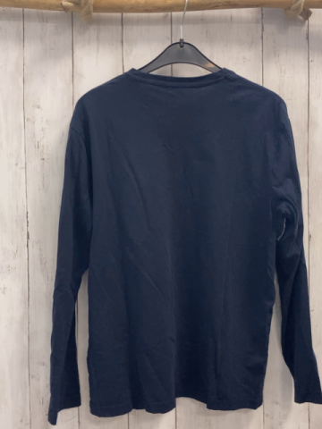  Langarmshirt Gr. 164  blau Druck mit Bikern