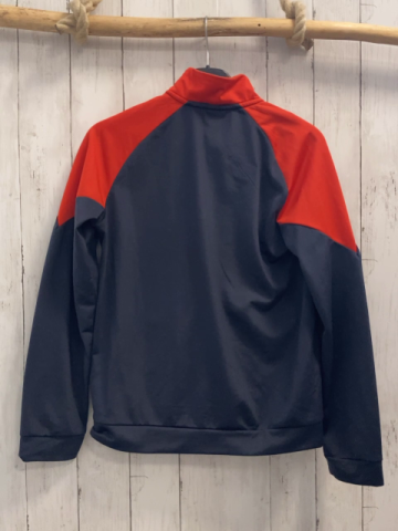 Puma Joggingjacke Gr. 164  blau rot weiße Schrift
