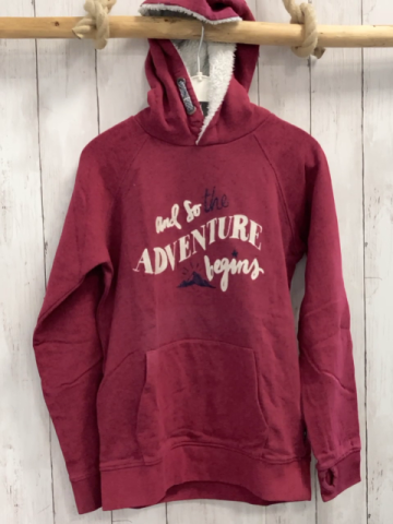 Petrol Industries  Pullover  Gr. 158/164  rot Kapuze weiß schwarze Schrift 