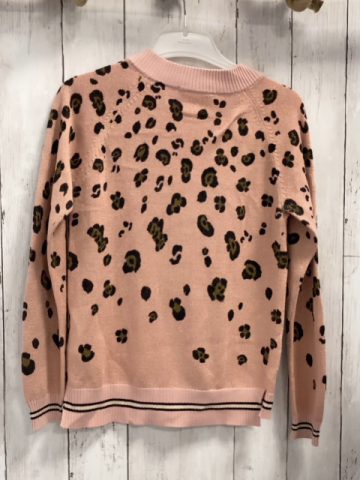 Scotch & Soda  Strickjacke  Gr. 140  lachs golden Glitzer + schwarz oliv leoprin 