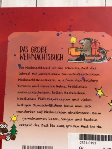  Buch Das große Weihnachtsbuch Janosch 
