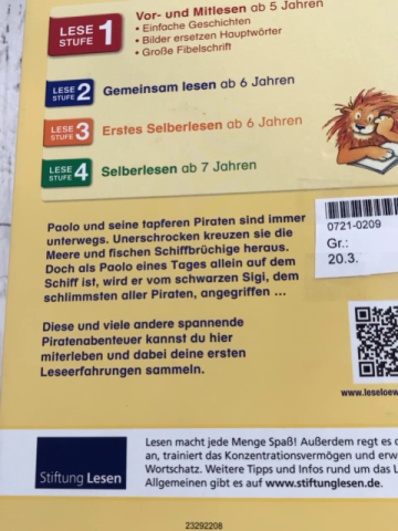  Leselernbuch Meine ersten Piratengeschichten