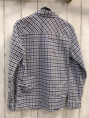  Hemd Gr. 122  blau schwarz weiß kariert