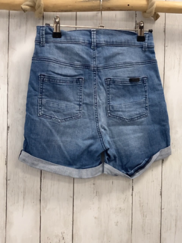 Fitz  Shorts  Gr. 170  blau Jeans Umschlag Pailettenananas 