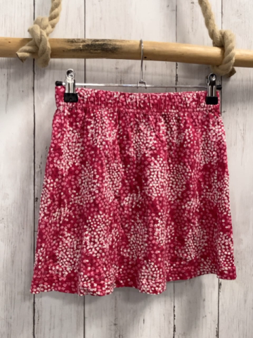 Tom Tailor  Rock Gr. 122  rot rosa weiße Blumen 