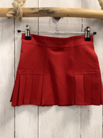   Rock Gr. 116  rot Faltensaum