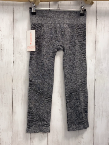 neu  Sportleggings  Gr. 146/152  grau hellgrau meliert 