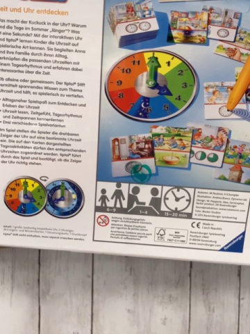 neu Tip Toi  Spiel Rund um die Uhr 