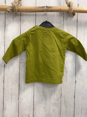 Next  Langarmshirt  Gr. 74  grün hellblau lila Giraffe 