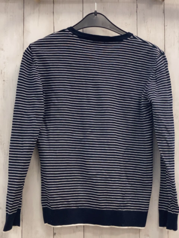 OVS  Pullover  Gr. 146  blau weiße Streifen Strick 