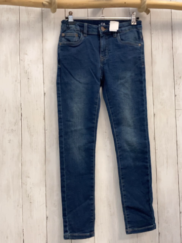   Hose  Gr. 140  blau Jeans Bund verstellbar 