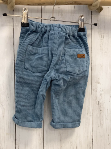 Cyrillus Hose Gr. 68  blau Kord Bund verstellbar