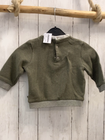 Obaibi Pullover Gr. 80  grün graues Nashorn