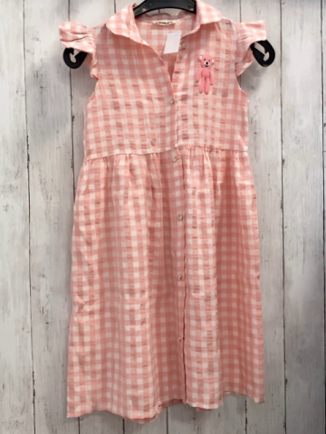 Pampal Kleid Gr. 128  rosa weiß kariert