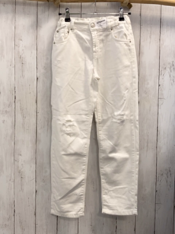 zara Hose Gr. 140  weiß Jeans Bund verstellbar 