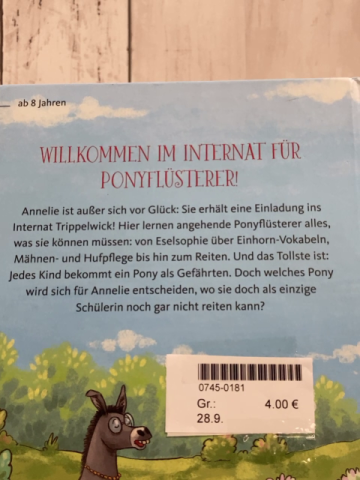  Buch Ponyschule Trippelwick Hörst du die Ponys flüstern?