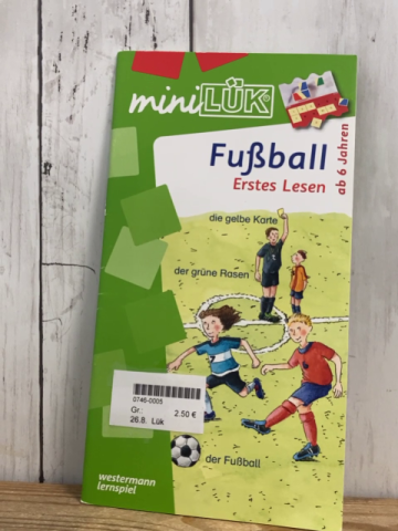 Lükheft  Fußball Erstes Lesen