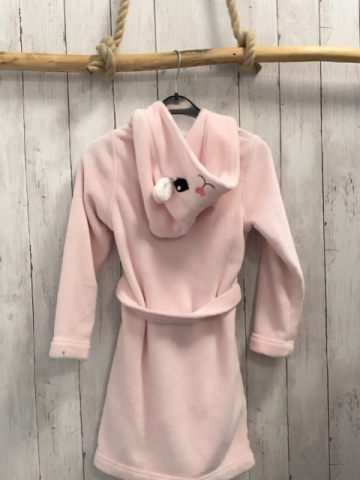 H&M  Bademantel  Gr. 122/128  rosa Kapuze Plüsch 