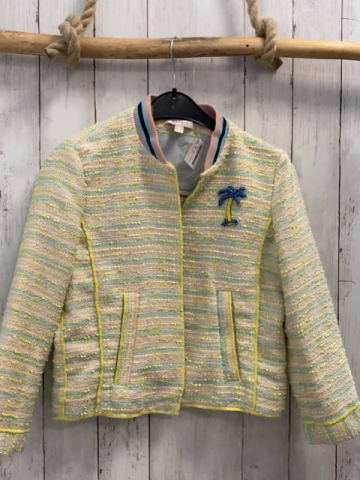 Esprit  Blazer  Gr. 152/158  rosa gelb hellblau gemustert 