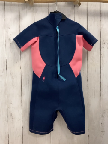   Neoprenoverall Gr. 146/152  schwarz blau rosa 