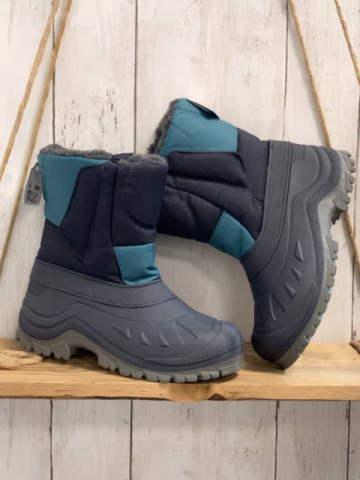 neu  Gummistiefel Gr. 34  grau petrol gefüttert NP 19,95 €