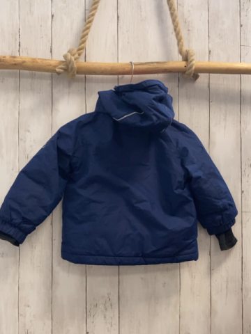 Kamik  Jacke  Gr. 92  blau orange blaue Reißverschlüsse orange Fleecefutter 