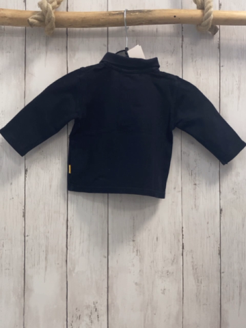 Steif  Poloshirt lang  Gr. 68  blau 