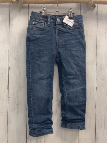 H&M  Hose  Gr. 104  blau Jeans gefüttert Bund verstellbar 