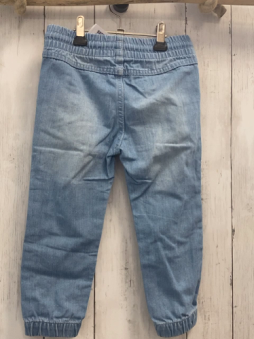 H&M  Hose  Gr. 98  blau Jeans  Gummizugbund mit Kordel