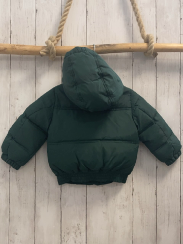 Benetton  Winterjacke  Gr. 80  grün Kapuze 