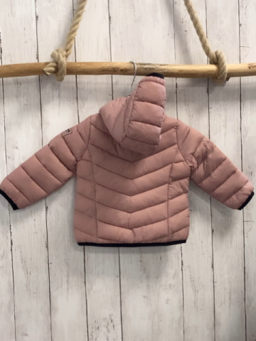 Reebok Jacke  Gr. 80  altrosa schwarzer Bund + schwarze Reißverschlüsse 