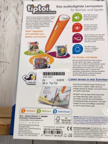 Tip Toi  Buch Leserabe Der kleine Drache will nicht zur Schule 