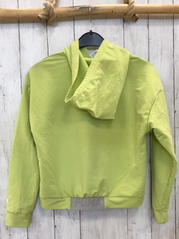 Puma  Pullover  Gr. 158  hellgrün Kapuze weiße Schrift 