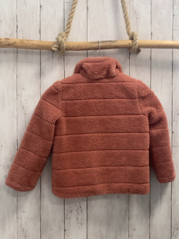 Hema  Plüschjacke  Gr. 110  lachs 