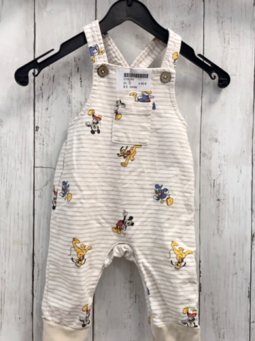 Disney  Latzhose  Gr. 62  weiß beige Streifen Disney Figuren 