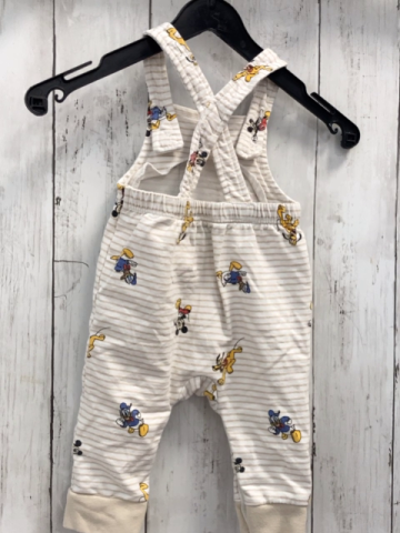 Disney  Latzhose  Gr. 62  weiß beige Streifen Disney Figuren 
