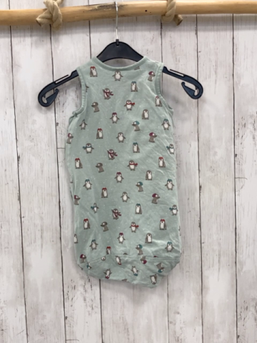 H&M  Schlafsack Gr. 50/56  mint weiße Punkte Pinguine 