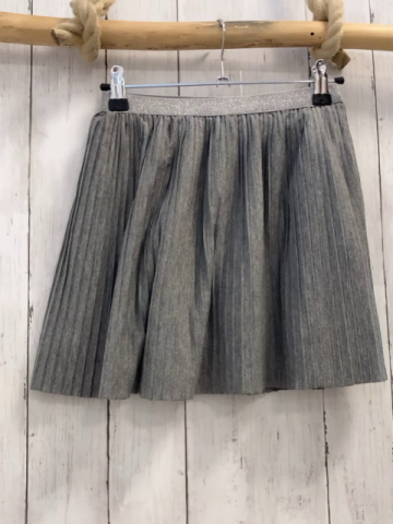 Knot so Bad  Rock Gr. 122  grau Falten Glitzerbund 