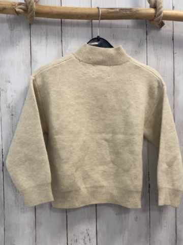 Zara  Pullover  Gr. 122  beige Strick Brusttasche 