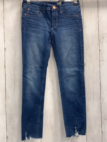 H&M Hose Gr. 134  blau Jeans Bund verstellbar
