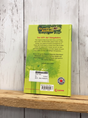 das magische Baumhaus Buch Das Gift der Königsobra